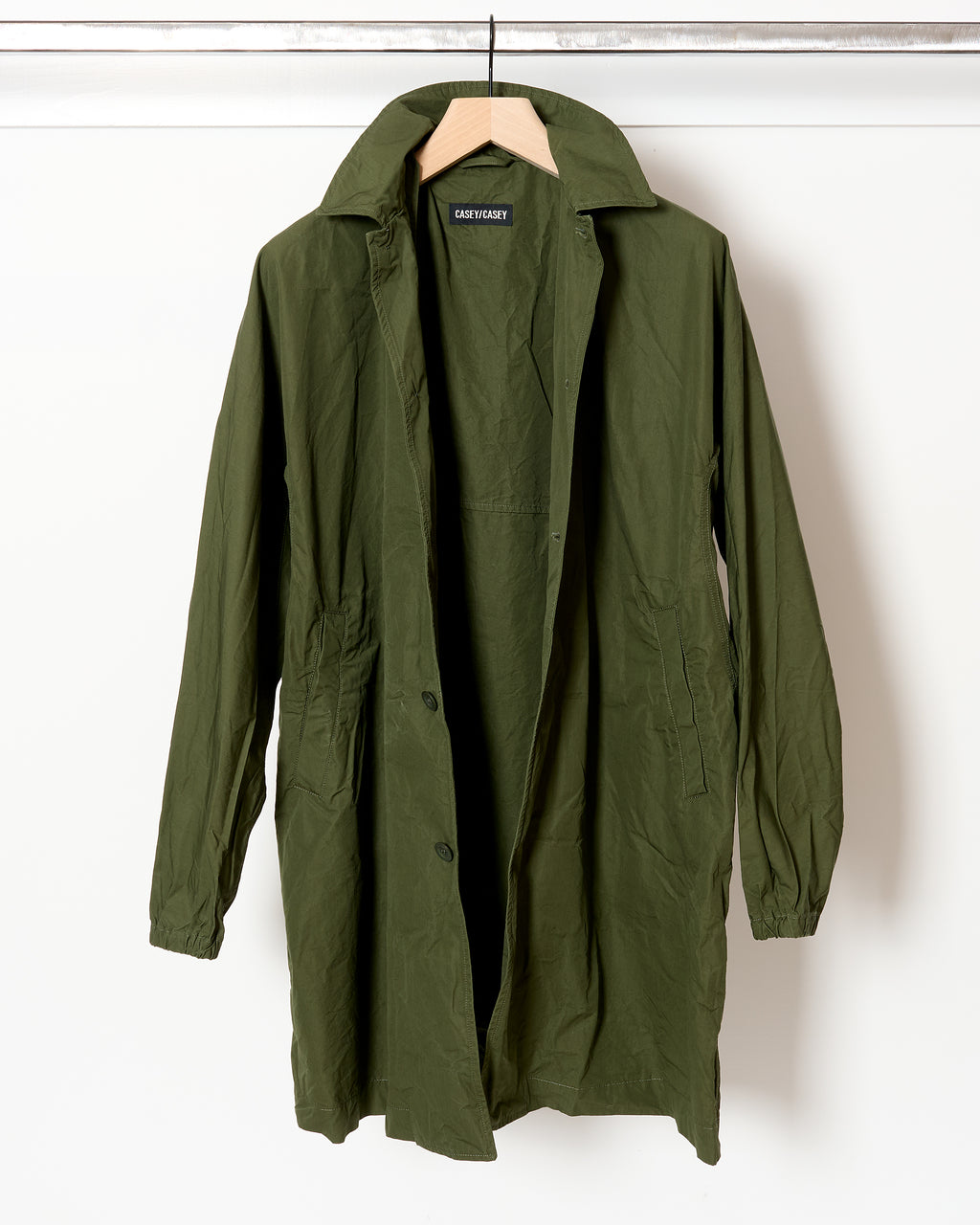 Peche Coat Olive – FRENCH + ITALIAN