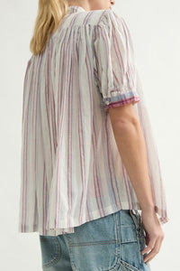Ajmer Shirt Red Stripe