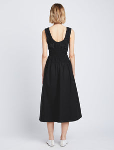 Poplin Gathered Dress