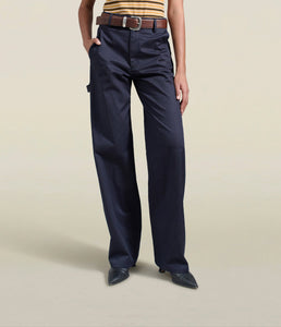 Column Leg Trouser Navy