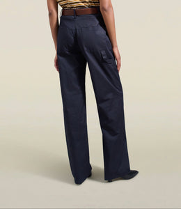 Column Leg Trouser Navy