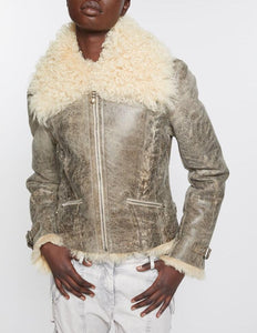 Leather Shearling Jacket