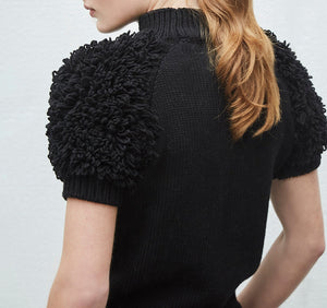 Vogue Top Deep Black