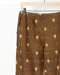 Charlie Pant Bronze Ikat