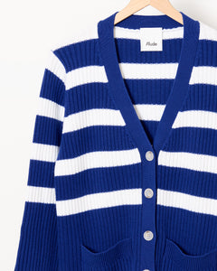 Cardigan Blue Wht