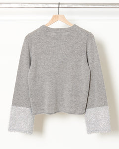 Silver Cuff Sweater