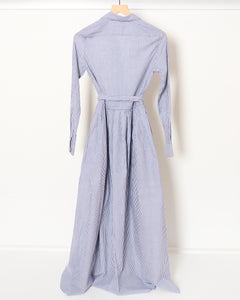 Ingrid Dress Navy White