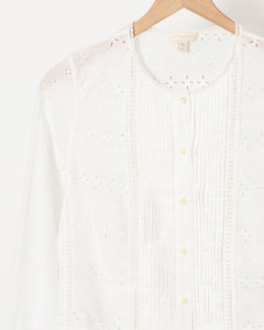 Marianne Eyelet Top White