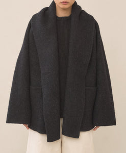 Double Face Coat Black