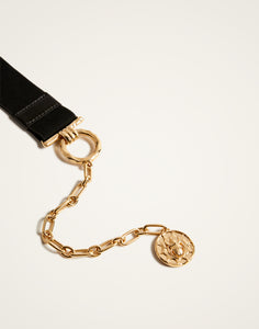 Medallion Belt Black