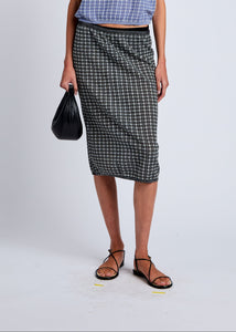 Lori Knit Skirt Black