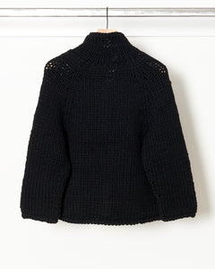 So Wool Cardigan Black