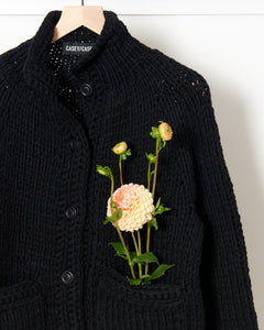 So Wool Cardigan Black