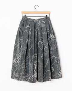 Double Rideaux Skirt Grey