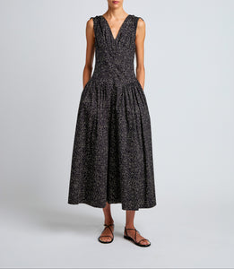 Clayton Dress Blk Vanilla