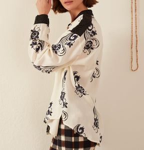 Kiki Noir Shirt Ivory