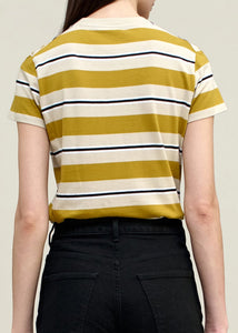 Kenzie T-Shirt Gold Stripe