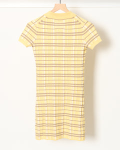 Plaid Polo Dress Butter