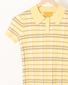 Plaid Polo Dress Butter