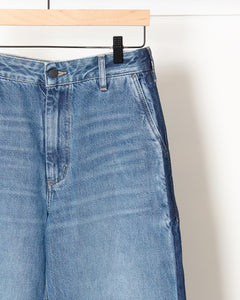Column Leg Jeans Blue Tux