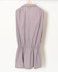 Cove Dress Choc Gingham