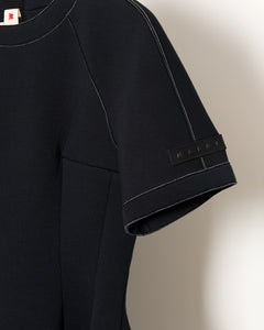 Scuba Jersey Dress Black