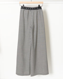 Check Palazzo Trousers