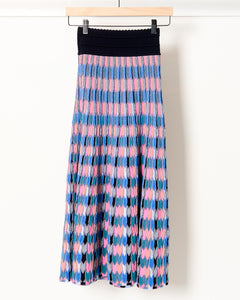 Toscane7 Skirt Blue Multi