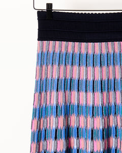 Toscane7 Skirt Blue Multi