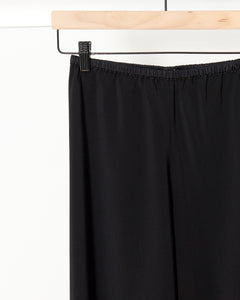 Bias Cropped Pant Black