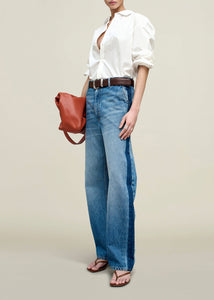 Column Leg Jeans Blue Tux