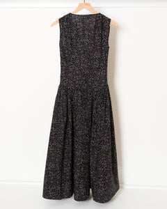 Clayton Dress Blk Vanilla