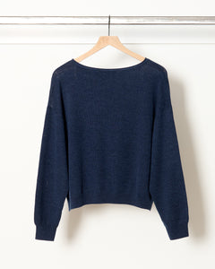 Conley Knit Sweater Navy
