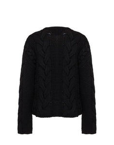 Portrait Cardigan Black