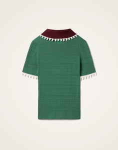 Picket Polo Top Green