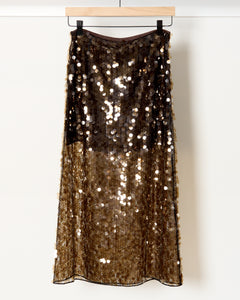 Ivy Sequin Mesh Skirt