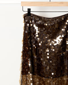 Ivy Sequin Mesh Skirt