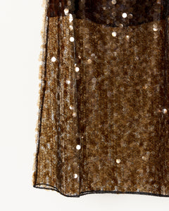 Ivy Sequin Mesh Skirt