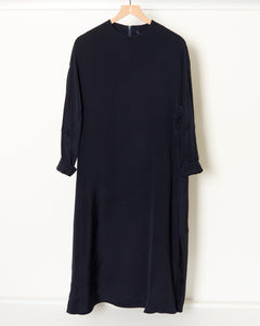 cotton cocoon dress Dark Navy – FRENCH + ITALIAN Midi dress Tulle A-line Dress with Blue Floral Silhouette Jacquard crafted from crisp Japanese Color:Lemon-Yellow