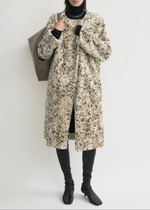 Stracciatella Coat BlkWht