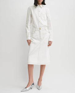 Petite Tumbled Cotton Shirt