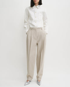 Petite Tumbled Cotton Shirt