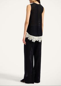 La Scala Top With Lace