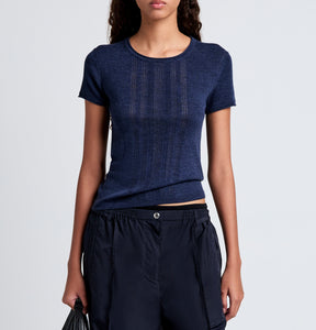 Blaine Knit Shirt Navy