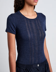 Blaine Knit Shirt Navy