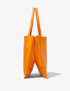 Twin Nappa Tote Tangerine