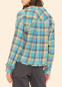 Ian Shirt TurqYellow